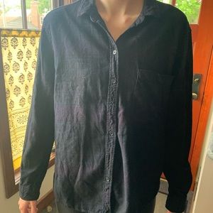 navy urban outfitters flannel perfect condition!!